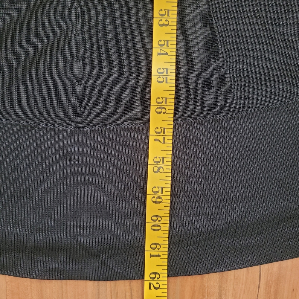 A.L.C. Dress Sz XS Black Maxi Long Racerback Stretch Rayon Knit Partially Lined - Picture 16 of 16